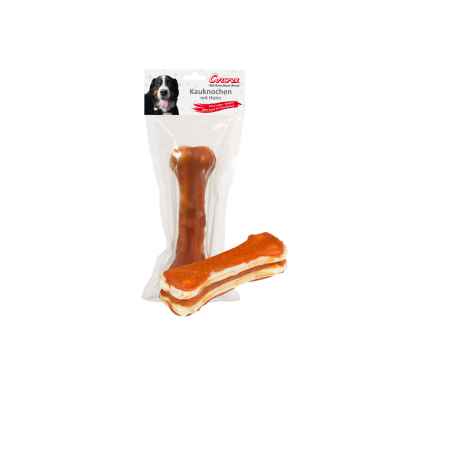 70084 - Kauknochen mit Huhn, 1 Stck - 15cm