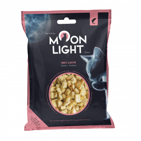 70132 - Moonlight Dinner - Croutons - 100% Lachs, schonend gefriergetrocknete Würfel, 23g