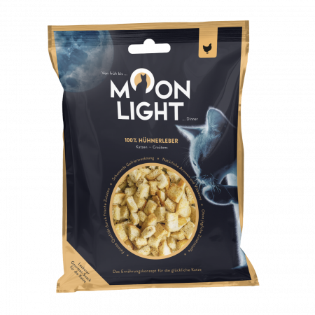 70135 - Moonlight Dinner - Croutons - 100% Hühnerleber, schonend gefriergetrocknete Würfel, 23g