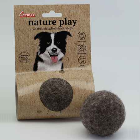 Corwex NaturePlay Ball, 6 cm, braun
