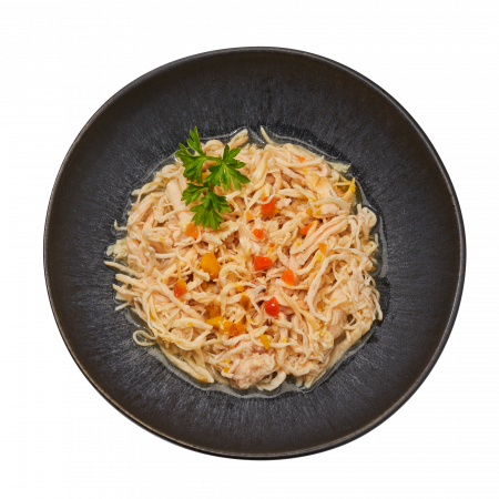 Nr. 5 - Huhn, Tintenfisch und Gemüse im eigenen Saft