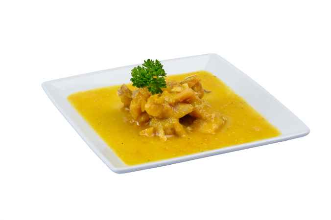 Nr. 9 - Snapper in Kürbisjuice - viel Soße (!) Vorsicht beim Öffnen