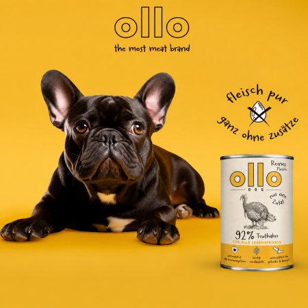 OlloDog - Hundefutter Pure Pute 400 g