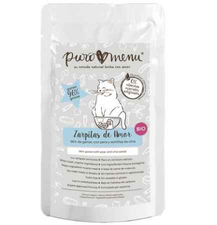 PuroMenu 96% Gans mit Birne und Chiasamen 100g Beutel