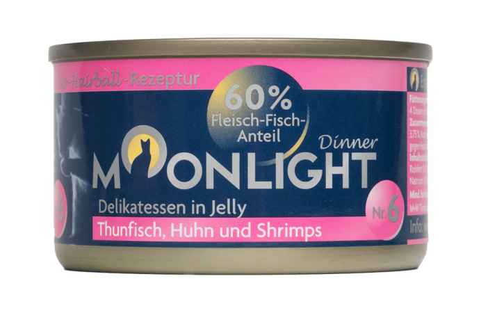 Thunfisch, Huhn und Shrimps in Algen-Jelly (unsere Nr. 6)