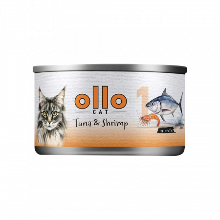 OLLO CAT 1 - Thunfisch + Garnelen 70 g