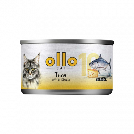 OLLO CAT 10 - Thunfisch + Käse 70 g