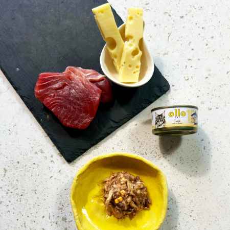OLLO CAT 10 - Thunfisch + Käse 70 g