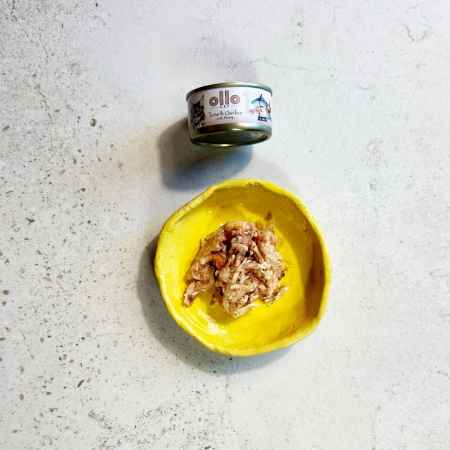 OLLO CAT 12 - Thunfisch + Huhn + Garnelen in Gelee 70 g