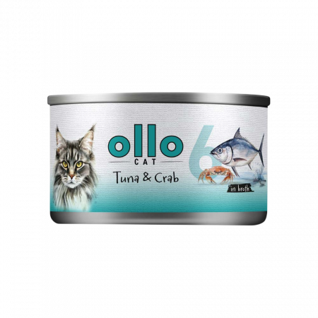 OLLO CAT 6 - Thunfisch, Huhn + Krabbe 70 g
