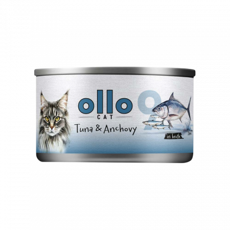 OLLO CAT 9 - Thunfisch + Sardellen 70 g