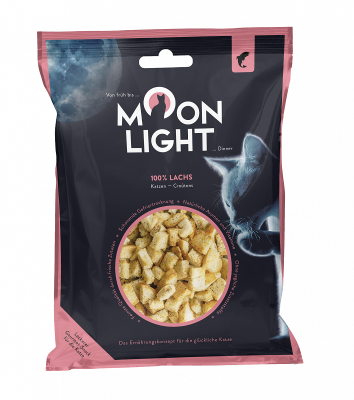 70132 - Moonlight Dinner - Croutons - 100% Lachs, schonend gefriergetrocknete Würfel, 23g