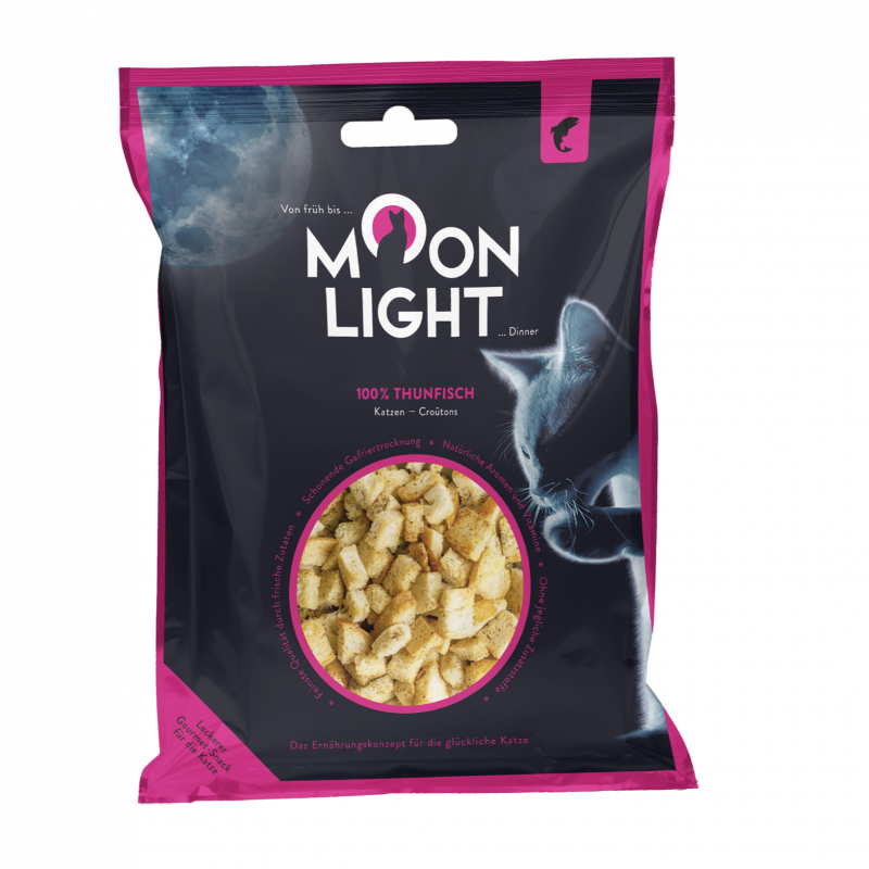 70134 - Moonlight Dinner - Croutons - 100% Thunfisch, schonend gefriergetrocknete Würfel, 23g