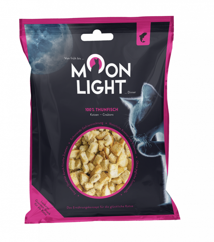 70134 - Moonlight Dinner - Croutons - 100% Thunfisch, schonend gefriergetrocknete Würfel, 23g