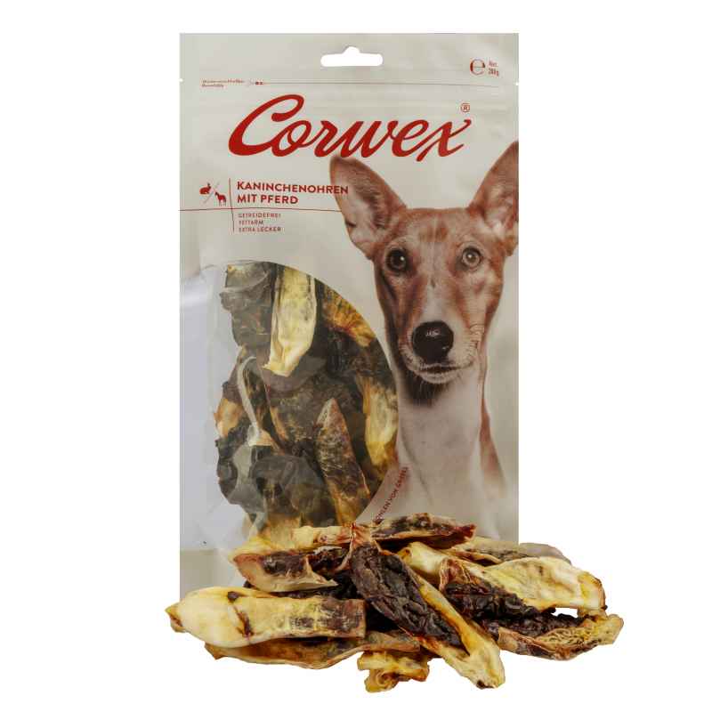 70217 - Kaninchenohren mit Pferd 200g