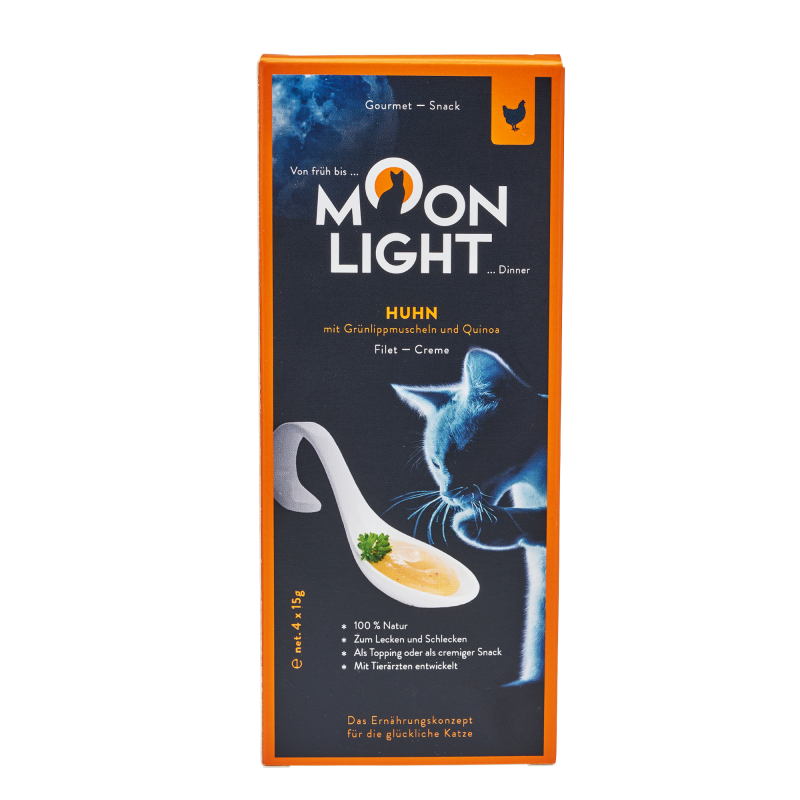 80901 - Filetcreme Huhn mit Grünlippmuscheln & Quinoa 4x15g - auch gefroren ein Schnurrgenuss