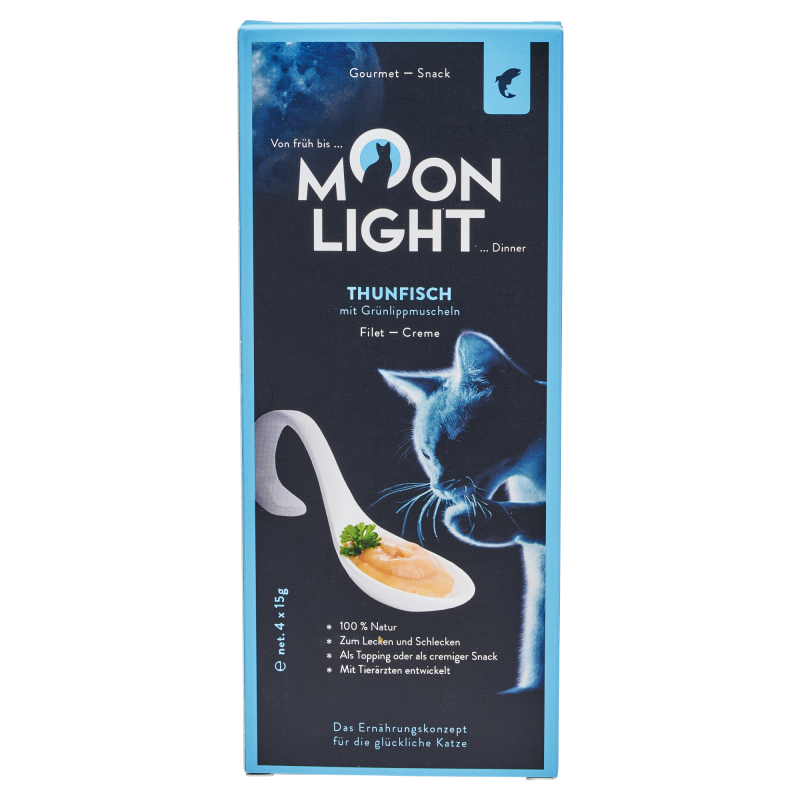 80902 - Filetcreme Thunfisch mit Grünlippmuscheln 4x15g - auch gefroren ein Schnurrgenuss