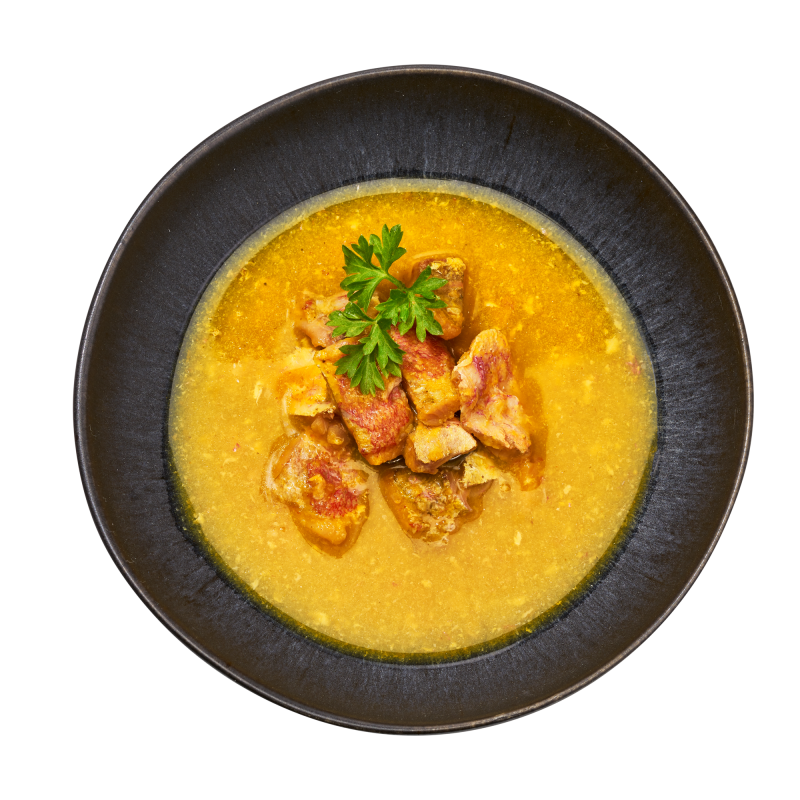 Nr. 9 - Snapper in Kürbisjuice - viel Soße (!) Vorsicht beim Öffnen