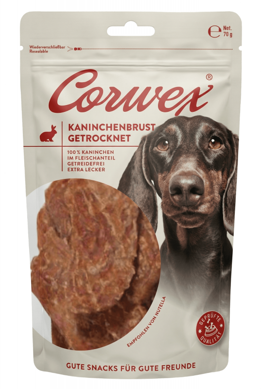 Kaninchenbruststreifen getrocknet, 70g