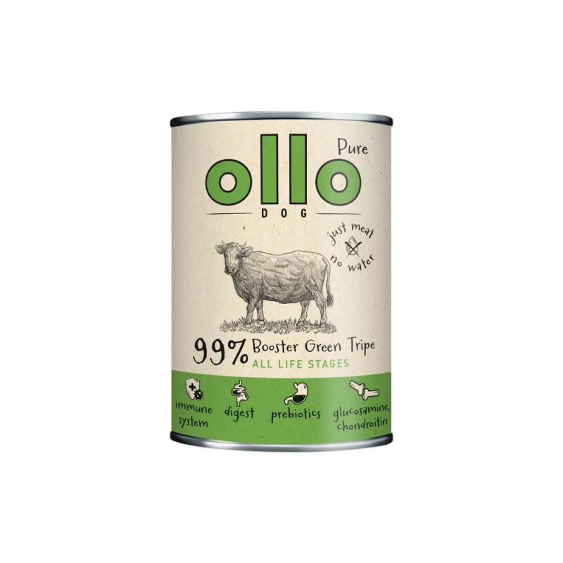 OlloDog - Hundefutter Booster Grüne Pansen 400 g