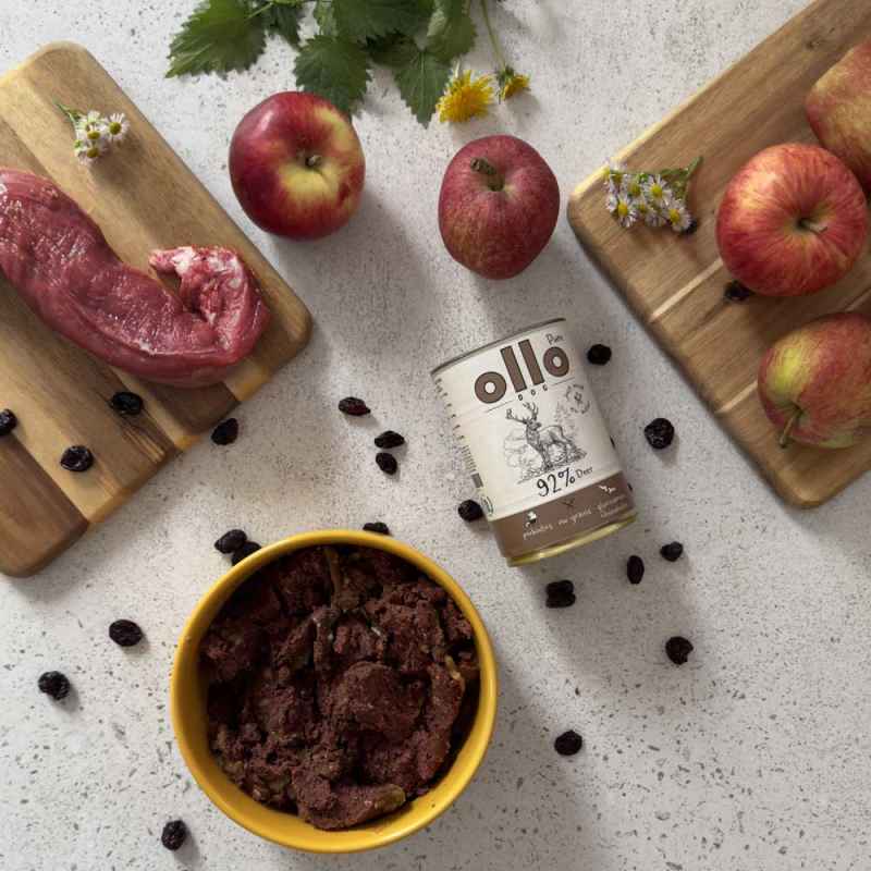 OlloDog - Hundefutter Purer Hirsch 400 g