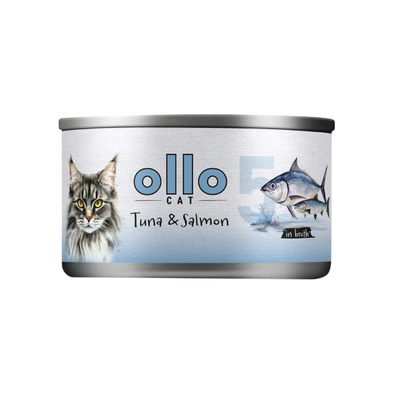 OLLO CAT 5 - Thunfisch + Lachs 70 g
