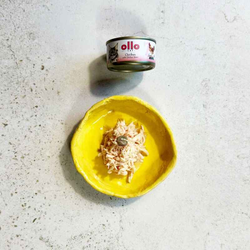 OLLO CAT 7 - Huhn + Hühnerherzen 70 g