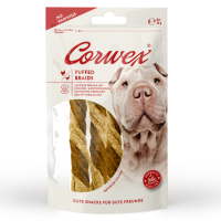 70371 - Corwex Puffed Zopf Ente und Huhn 50g - "NO RAW HIDE"