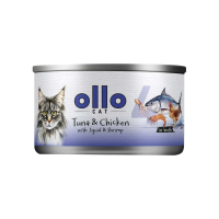 OLLO CAT 4 - Thunfisch, Huhn + Tintenfisch 70 g